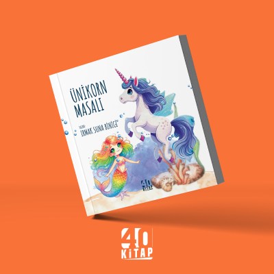 ÜNİCORN-MASALI-KAPAKTASARIMI